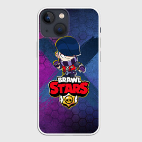 Чехол для iPhone 13 mini с принтом Brawl Stars EDGAR в Рязани,  |  | 8 bit | brawl | carl | colt | crow | darryl | dinamike | edgar | game | leon | piper | poco | sandy | spike | stars | surge | бравл | бравлер | бравлеры | ворон | игра | леон | персонаж | спайк | старз | старс | эдгар