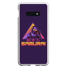 Чехол для Samsung S10E с принтом Сyberpunk 2077 SAMURAI в Рязани, Силикон | Область печати: задняя сторона чехла, без боковых панелей | Тематика изображения на принте: 2077 | cyberpunk | cyberpunk 2077 | neon | samurai | джонни сильверхенд | киану ривз | киберпанк | киберпанк 2077 | неон | самурай