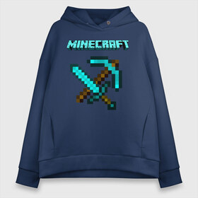 Женское худи Oversize хлопок с принтом Minecraft в Рязани, френч-терри — 70% хлопок, 30% полиэстер. Мягкий теплый начес внутри —100% хлопок | боковые карманы, эластичные манжеты и нижняя кромка, капюшон на магнитной кнопке | minecraft | алекс | белый | блоки | ведьма | взрывчатка | визера | волк | гаст | добывать | дракон | зеленый куб | зомби | игра | крафт | крипер | кубики | лошадка | майн | майнкрафт | манкрафт | овечка | оцелот