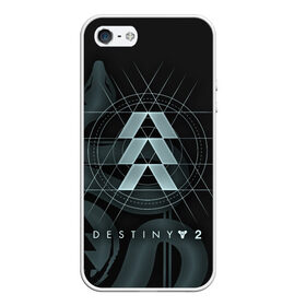 Чехол для iPhone 5/5S матовый с принтом DESTINY, HUNTER в Рязани, Силикон | Область печати: задняя сторона чехла, без боковых панелей | Тематика изображения на принте: beyond light | destiny | destiny 2 | hunter | дестини | игры | охотник