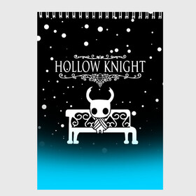 Скетчбук с принтом HOLLOW KNIGHT в Рязани, 100% бумага
 | 48 листов, плотность листов — 100 г/м2, плотность картонной обложки — 250 г/м2. Листы скреплены сверху удобной пружинной спиралью | hollow knight | silk song | silksong | босс | ложный рыцарь | матка жужж | силк сонг | холлоу кнайт | холлоу найт