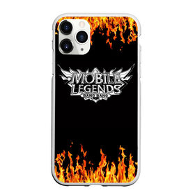 Чехол для iPhone 11 Pro матовый с принтом Mobile Legends в Рязани, Силикон |  | mobile legends | mobile legends print | mobile legends: bang bang | белый | для крутых | кофта mobile legends | кружка mobile legends | надпись mobile legends | огонь | принт mobile legends | футболка mobile legends | черный