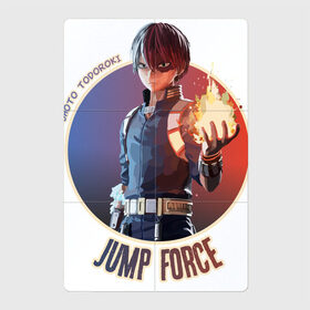 Магнитный плакат 2Х3 с принтом Jump Force (shoto todoroki) в Рязани, Полимерный материал с магнитным слоем | 6 деталей размером 9*9 см | jumpforce | shototodoroki | джампфорс | файтинг