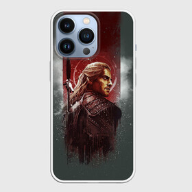 Чехол для iPhone 13 Pro с принтом The Wticher 3D в Рязани,  |  | Тематика изображения на принте: cyberpunk | hunter | monsters | netflix | sd project red | serials | sword | the witcher | актёр | ведьмак | воин | волк | выживание | геральт | игра | кровавый барон | магия | меч | монстры | нетфликс | седой | сериалы | сражения