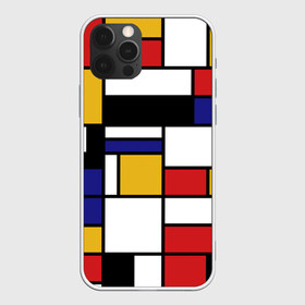 Чехол для iPhone 12 Pro Max с принтом Color blocking в Рязани, Силикон |  | geometry | retro | retro style | stripes | urban | vintage | абстракция | винтаж | геометрические | геометрия | городской | девяностые | искусство | клетка | колор блок | линии | мондриан | полосатый | полоска | полосы