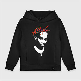 Детское худи Oversize хлопок с принтом Playboi Carti Whole Lotta Red в Рязани, френч-терри — 70% хлопок, 30% полиэстер. Мягкий теплый начес внутри —100% хлопок | боковые карманы, эластичные манжеты и нижняя кромка, капюшон на магнитной кнопке | Тематика изображения на принте: carti | caty | lotta | merch | playboi | playboy | red | trap | whole | wlr | альбом | карти | мерч | новый | плейбой