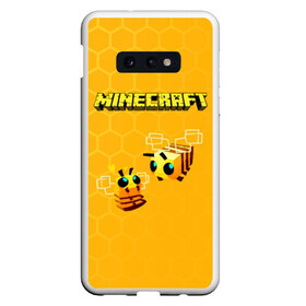 Чехол для Samsung S10E с принтом Minecraft в Рязани, Силикон | Область печати: задняя сторона чехла, без боковых панелей | minecraft | алекс | белый | блоки | ведьма | взрывчатка | визера | волк | гаст | добывать | дракон | зеленый куб | зомби | игра | крафт | крипер | кубики | лошадка | майн | майнкрафт | манкрафт | овечка | оцелот