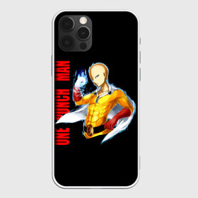 Чехол для iPhone 12 Pro Max с принтом Сайтама One Punch Man в Рязани, Силикон |  | anime | one punch man | аниме | анимэ | бэнг | ван панч мэн | ванпанчмен | генос | кинг | сайтама | соник | супер герой | торнадо | уан панч мен