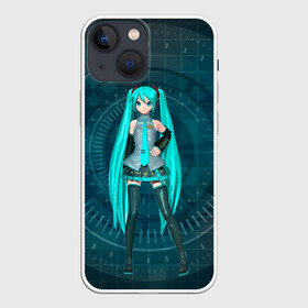 Чехол для iPhone 13 mini с принтом Мику Хацуне в Рязани,  |  | hatsune | miku | vocaloid | вокалоид | мику | мику хацунэ | хацуне