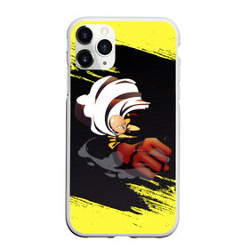 Чехол для iPhone 11 Pro Max матовый с принтом Сайтама One Punch Man в Рязани, Силикон |  | Тематика изображения на принте: anime | one punch man | аниме | анимэ | бэнг | ван панч мэн | ванпанчмен | генос | кинг | сайтама | соник | супер герой | торнадо | уан панч мен