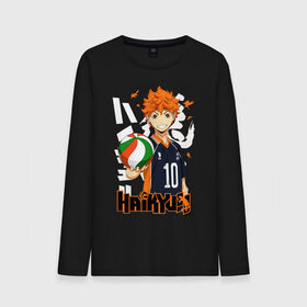 Мужской лонгслив хлопок с принтом ВОЛЕЙБОЛ!! HAIKYUU!! в Рязани, 100% хлопок |  | anime | haikyu | haikyuu | karasuno | аниме | волейбол | ворон | карасуно | манга | мяч | сёё хината