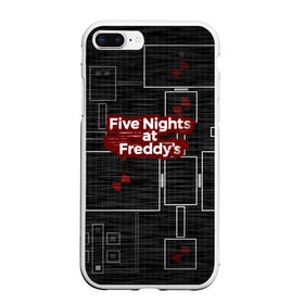 Чехол для iPhone 7Plus/8 Plus матовый с принтом Five Nights At Freddy в Рязани, Силикон | Область печати: задняя сторона чехла, без боковых панелей | 5 ночей с фредди | five nights at freddys | fnaf | игра | игрок | книга | логотип | пиццерия | подарок | страшилка | схема | фнаф | фредди