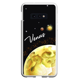 Чехол для Samsung S10E с принтом Venus в Рязани, Силикон | Область печати: задняя сторона чехла, без боковых панелей | Тематика изображения на принте: family | family look | venus | венера | детские | для всей семьи | планеты | семейные | семья | фэмили лук