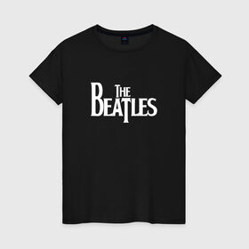 Женская футболка хлопок с принтом The Beatles в Рязани, 100% хлопок | прямой крой, круглый вырез горловины, длина до линии бедер, слегка спущенное плечо | beatles | john lennon | music | paul mccartney | rock | the beatles | yellow submarine | yesterday | битлз | битлс | битлы | джон леннон | леннон | маккартни | музыка | пол маккартни | рок