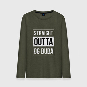 Мужской лонгслив хлопок с принтом Straight Outta OG Buda в Рязани, 100% хлопок |  | Тематика изображения на принте: buda | budek | city | gang | hip hop | lil buda | merch | music | og buda merch | og buda мерч | opg | банда | буда | григорий | диибо | лил буда | лого | ляхов | мерч | музыка | о джи | оджи | опг | реп | рэп | сити | стробоскоп | строуб | тек