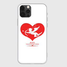 Чехол для iPhone 12 Pro Max с принтом Happy Valentines Day в Рязани, Силикон |  | 14 февраля | love | valentines day | амур | валентинка | вторая половинка | день всех влюбленных | купидон | любовь | отношения | подарок любви | поцелуй | праздник любви | романтика | свидание | сердечки