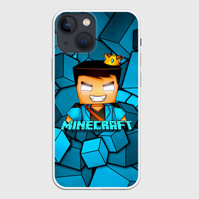 Чехол для iPhone 13 mini с принтом Minecraft в Рязани,  |  | minecraft | алекс | белый | блоки | ведьма | взрывчатка | визера | волк | гаст | добывать | дракон | зеленый куб | зомби | игра | крафт | крипер | кубики | лошадка | майн | майнкрафт | манкрафт | овечка | оцелот