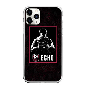 Чехол для iPhone 11 Pro матовый с принтом Echo в Рязани, Силикон |  | echo | r6s | rainbow six siege | оперативник | персонаж | эхо