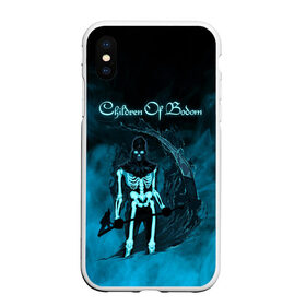 Чехол для iPhone XS Max матовый с принтом Children of Bodom Blue Death в Рязани, Силикон | Область печати: задняя сторона чехла, без боковых панелей | century media | children bodom | children of bodom | fearless records | nuclear blast | spinefarm records | алекси лайхо | дети озера | дети озера бодом | дэниел фрэйберг | жнец | мрак | хенкка сеппяля | эспоо | янн