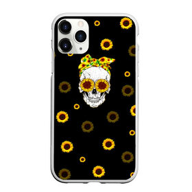 Чехол для iPhone 11 Pro Max матовый с принтом Череп и подсолнухи в Рязани, Силикон |  | глаза | металл | подсолнух | подсолнухи | прикол | с черепами | с черепом | скелет | солнце | череп | черепа | черепок | эмо