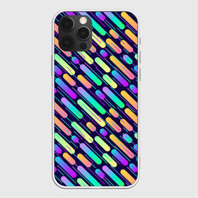 Чехол для iPhone 12 Pro Max с принтом geometric abstract в Рязани, Силикон |  | Тематика изображения на принте: абстракция | геометрия | линии | палочки | радуга | яркая