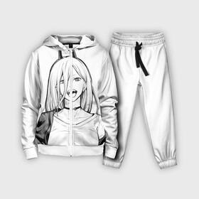 Детский костюм 3D с принтом Black and White Anime в Рязани,  |  | anime | chainsaw man | denji | makima | manga | power | аниме | бим | денджи | дьявол бесконечности | кишибэ | летучая мышь | манга | пауэр | хаякава аки | химено | человек бензопила