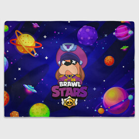 Плед 3D с принтом Brawl Stars - Генерал Гавс в Рязани, 100% полиэстер | закругленные углы, все края обработаны. Ткань не мнется и не растягивается | Тематика изображения на принте: 2020 | 2021 | brawl | colonel | dog | leon | ruffus | space | stars | бравл | браво | гавс | генерал | корабль | космический | космос | леон | лион | новые | новый | персонаж | персонажи | пес | планеты | собака | страс