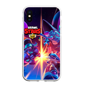 Чехол для iPhone XS Max матовый с принтом StarrForce в Рязани, Силикон | Область печати: задняя сторона чехла, без боковых панелей | brawl | brawl ruffs | brawl stars | brawler | colette | colonel ruffs | leon | new brawler | ruffs | ruffus | space ox bull | астробык булл | бравл | бравл гавс | бравл старс | бравлер | гавс | генерал гавс | генерал пес | колетт | лео