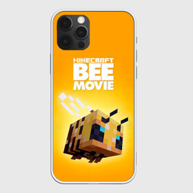 Чехол для iPhone 12 Pro Max с принтом Minecraft bee movie в Рязани, Силикон |  | Тематика изображения на принте: 