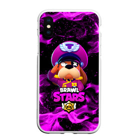 Чехол для iPhone XS Max матовый с принтом ГЕНЕРАЛ ГАВС - Brawl Stars в Рязани, Силикон | Область печати: задняя сторона чехла, без боковых панелей | brawl stars | brawl stars 5 | brawl stars 5 сезон | ronin rufus | бравл старс | бравлы | гавс | генерал гавс | огонь | пламя | ронин гавс | собака