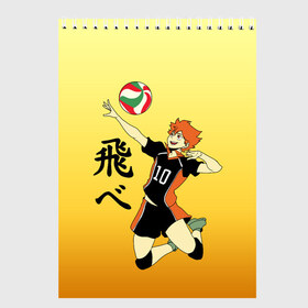 Скетчбук с принтом Fly High Haikyuu!! в Рязани, 100% бумага
 | 48 листов, плотность листов — 100 г/м2, плотность картонной обложки — 250 г/м2. Листы скреплены сверху удобной пружинной спиралью | Тематика изображения на принте: fly high | haikyu | haikyuu | jump | аниме персонажи | волейбол | иероглифы | кенма козуме | лети высоко | логотипы аниме | мяч | ринтаро | сатори | спортсмен | шоё хинато | японские