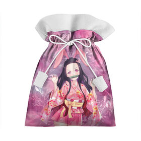 Подарочный 3D мешок с принтом Незуко Камадо в Рязани, 100% полиэстер | Размер: 29*39 см | demon slayer | kamado | kimetsu no aiba | nezuko | камадо | клинок | незуко | рассекающий демонов