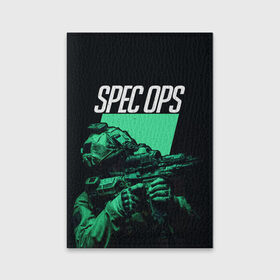 Обложка для паспорта матовая кожа с принтом Spec Ops в Рязани, натуральная матовая кожа | размер 19,3 х 13,7 см; прозрачные пластиковые крепления | Тематика изображения на принте: 