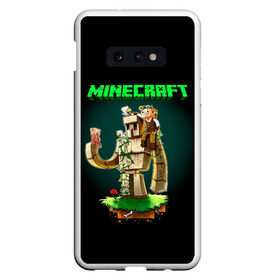 Чехол для Samsung S10E с принтом Minecraft в Рязани, Силикон | Область печати: задняя сторона чехла, без боковых панелей | minecraft | алекс | белый | блоки | ведьма | взрывчатка | визера | волк | гаст | добывать | дракон | зеленый куб | зомби | игра | крафт | крипер | кубики | лошадка | майн | майнкрафт | манкрафт | овечка | оцелот