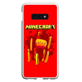 Чехол для Samsung S10E с принтом Minecraft в Рязани, Силикон | Область печати: задняя сторона чехла, без боковых панелей | minecraft | алекс | белый | блоки | ведьма | взрывчатка | визера | волк | гаст | добывать | дракон | зеленый куб | зомби | игра | крафт | крипер | кубики | лошадка | майн | майнкрафт | манкрафт | овечка | оцелот