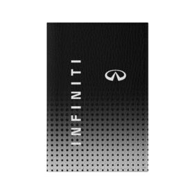 Обложка для паспорта матовая кожа с принтом Infiniti в Рязани, натуральная матовая кожа | размер 19,3 х 13,7 см; прозрачные пластиковые крепления | auto | avto | finik | infiniti | infiniti qx | infinity | qx70 | qx80 | авто | инфинити | финик