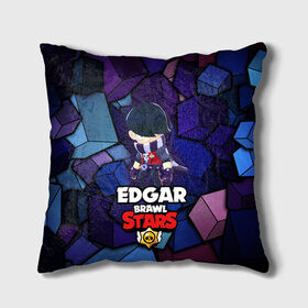 Подушка 3D с принтом BRAWL STARS EDGAR в Рязани, наволочка – 100% полиэстер, наполнитель – холлофайбер (легкий наполнитель, не вызывает аллергию). | состоит из подушки и наволочки. Наволочка на молнии, легко снимается для стирки | 8 bit | brawl stars | byron | colette | crow | edgar | gale | leon | max | mr.p | sally leon | shark | virus 8 bit | werewolf leon | акула | байрон | берли | бравл старс | ворон | коллет | макс | оборотень | эдгар