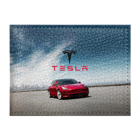 Обложка для студенческого билета с принтом Tesla Model 3 в Рязани, натуральная кожа | Размер: 11*8 см; Печать на всей внешней стороне | 3 | america | auto | car | electric | elon | model | motors | musk | tesla | usa | vehicle | авто | америка | илон | маск | модель | сша | тесла | электромобиль