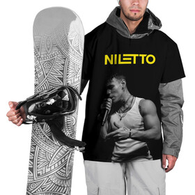 Накидка на куртку 3D с принтом НИЛЕТТО в Рязани, 100% полиэстер |  | niletto | pop | данил прытков | знаменитости | любимка | молодежные | музыка | нилетто | ноты | певец | подростковые | поп музыка | попса | русский певец | хит | шоу бизнес