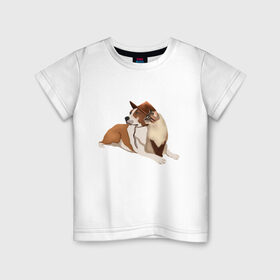 Детская футболка хлопок с принтом Смотреть в одном направлении в Рязани, 100% хлопок | круглый вырез горловины, полуприлегающий силуэт, длина до линии бедер | для него | для нее | ковбой. | любовь | путешествия | собаки | счастье