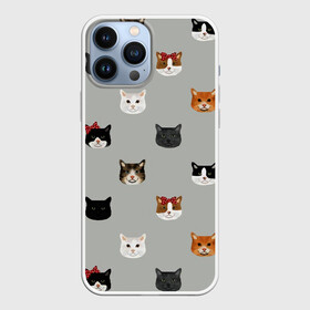 Чехол для iPhone 13 Pro Max с принтом Кошечки в Рязани,  |  | cat | cats | cosmos | kitten | mem | memes | rose | roses | глаза | глазки | киска | космос | кот | котёнок | котик | котики | котэ | котята | кошак | кошка | кошки | красивая | мем | мемчики | милая | прикольная | розы | светлая
