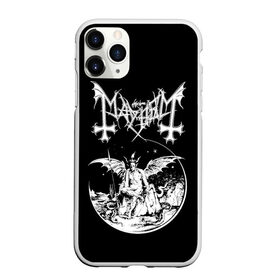 Чехол для iPhone 11 Pro матовый с принтом Mayhem в Рязани, Силикон |  | black | mayhem | metal | music | rock | блэк | гитара | группа | метал | музыка | рок | электрогитара