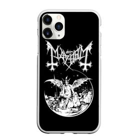 Чехол для iPhone 11 Pro Max матовый с принтом Mayhem в Рязани, Силикон |  | black | mayhem | metal | music | rock | блэк | гитара | группа | метал | музыка | рок | электрогитара