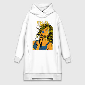 Платье-худи хлопок с принтом NIRVANA GIRL в Рязани,  |  | art | cobain | curt | girl | grunge | metal | music | nirvana | punk | rock | spiritm | usa | гранж | группа | кобэйн | курт | метал | музыка | нирвана | панк | рисунок | рок | сша