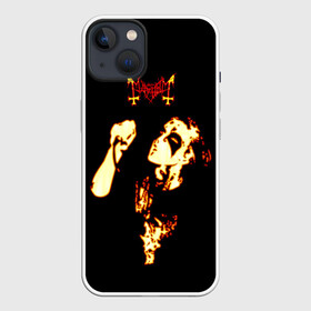 Чехол для iPhone 13 с принтом Mayhem в Рязани,  |  | daemon | mayhem | metall | metallica | rock | блек метал | блэк метал | логотипы рок групп | майхем | мейхем | металл | металлика | музыка | норвежский | рок группы | рокерские | тяжелая музыка | тяжелый металл