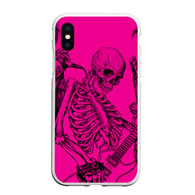 Чехол для iPhone XS Max матовый с принтом Skeleton,zandieh в Рязани, Силикон | Область печати: задняя сторона чехла, без боковых панелей | bag | boock | boy | crazy | danger | flower | girl | lion | net | notepad | pencil | skeleton | skull | ticher