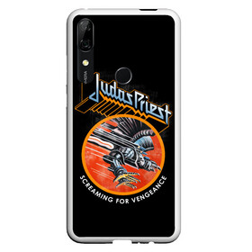 Чехол для Honor P Smart Z с принтом Judas Priest в Рязани, Силикон | Область печати: задняя сторона чехла, без боковых панелей | black | deep | heep | judas | led | metal | music | priest | purple | rock | sabbath | skull | uriah | zeppelin | блэк | гитара | группа | иуда | метал | музыка | рок | священник | череп | электрогитара