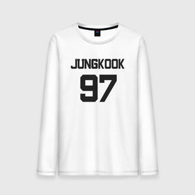 Мужской лонгслив хлопок с принтом BTS - Jungkook 97 в Рязани, 100% хлопок |  | Тематика изображения на принте: boysband | bts | jungkook | jungkook 97 | k pop | korea | korean | music | бтс | джонгук | к поп | кей поп | корейская | корейский | корея | кпоп | музыка | чонгук