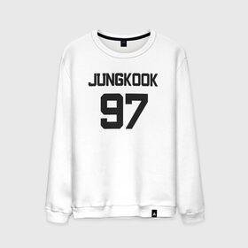 Мужской свитшот хлопок с принтом BTS - Jungkook 97 в Рязани, 100% хлопок |  | boysband | bts | jungkook | jungkook 97 | k pop | korea | korean | music | бтс | джонгук | к поп | кей поп | корейская | корейский | корея | кпоп | музыка | чонгук