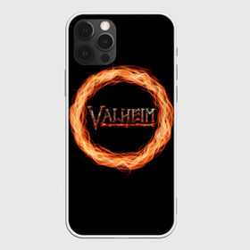 Чехол для iPhone 12 Pro Max с принтом Valheim - огненный круг в Рязани, Силикон |  | Тематика изображения на принте: valheim | вальхейм | викинги | игра | компьютерный | круг | логотип | минимализм | огненный | огонь | подарок | черный